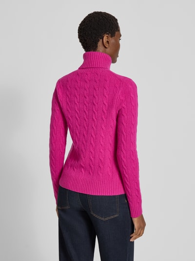 Polo Ralph Lauren Regular Fit Strickpullover aus Baumwoll-Kaschmir-Mix Pink 5