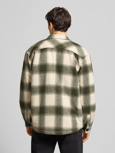 Redefined Rebel Regular fit overhemdjack met kentkraag, model 'Rian' Offwhite - 5