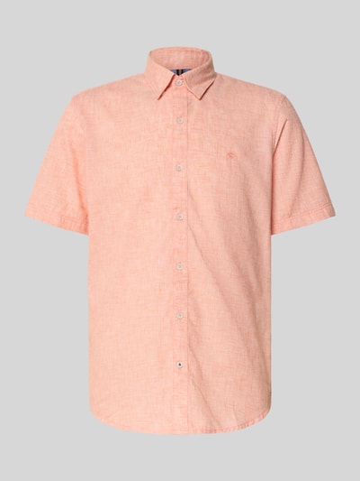 Lerros Freizeithemd mit Knopfleiste Orange 2