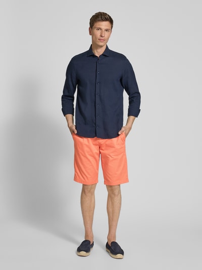 Tom Tailor Denim Regular fit bermuda's van katoenmix Oranje - 1