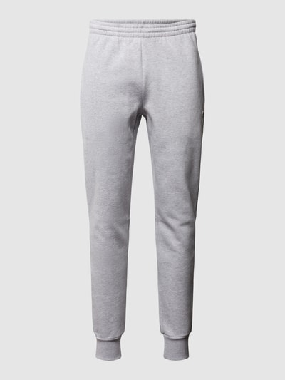 Lacoste Sweatpants mit Logo-Patch Modell 'TRACKSUIT TROUSERS' Hellgrau 1