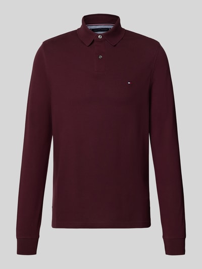 Tommy Hilfiger Regular Fit Poloshirt aus Baumwoll-Mix Bordeaux 2