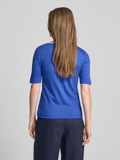 Christian Berg Woman T-Shirt mit U-Boot-Ausschnitt Blau 5