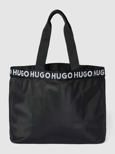 HUGO Tote Bag mit Logo-Details Modell 'Becky' Black 4