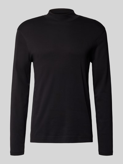 Christian Berg Men Shirt met lange mouwen en opstaande kraag Zwart - 2