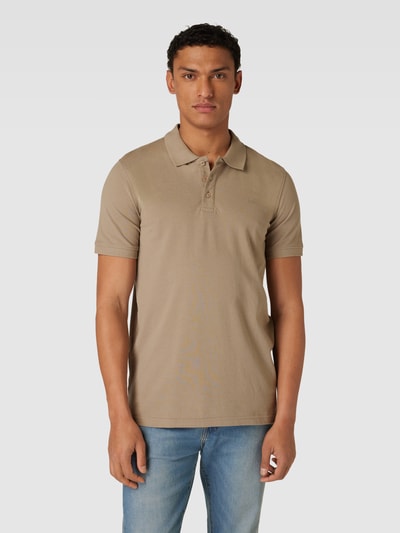 Matinique Poloshirt met labeldetail, model 'MApoleo' Lichtgrijs gemêleerd - 4