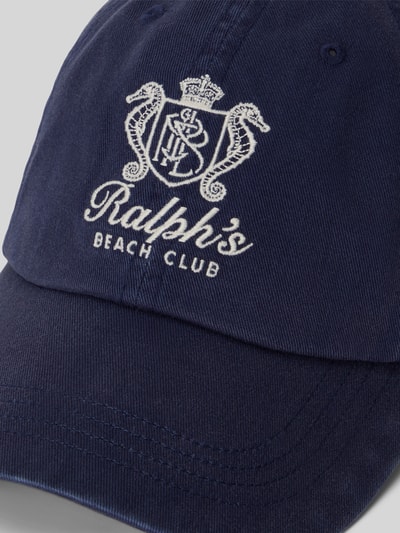 Polo Ralph Lauren Basecap mit Label Stitching Marine 3