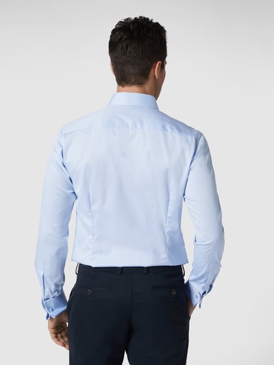 Eton Slim fit zakelijk overhemd van twill  Bleu - 5