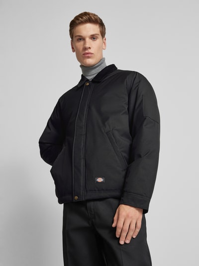 Dickies Jack met kentkraag, model 'CORDUROY' Zwart - 4