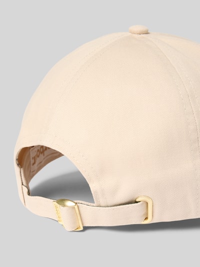 Produktfoto, Basecap aus reiner Baumwolle Modell 'Olivia' von Barbour, jednokolorowy, z napisem z logo, daszek, regulowane zapięcie na pasek, bawełna