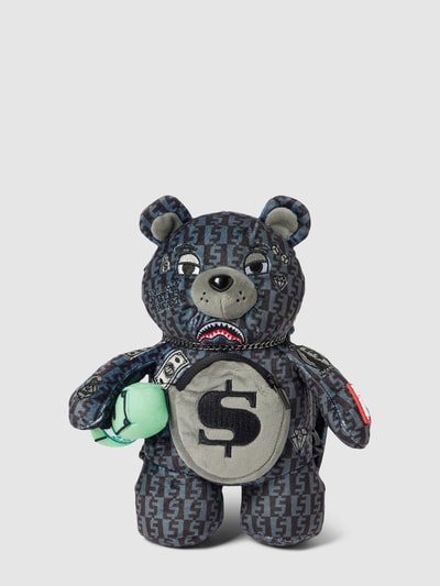 Sprayground Plecak w kształcie misia Grafitowy 2