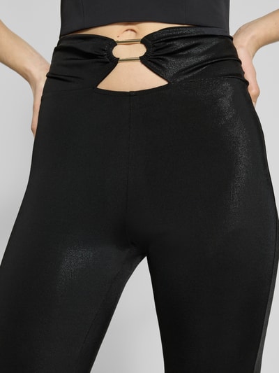 Liu Jo Sport Slim Fit Leggins mit Raffungen Black 3