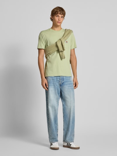 Jack & Jones Baggy Fit Jeans im 5-Pocket-Design Modell 'ALEX' Hellblau 1