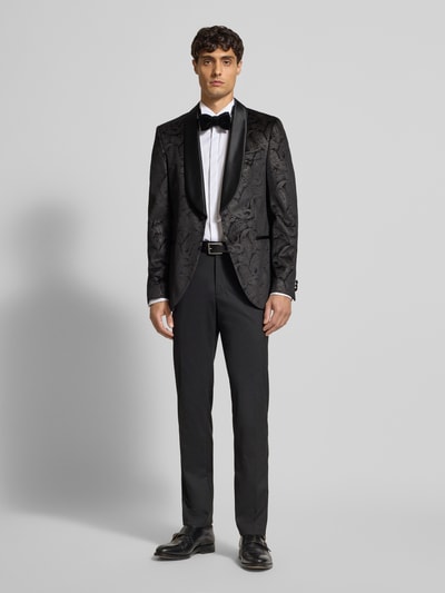 MCNEAL Paisley Sakko aus Samt Black 1