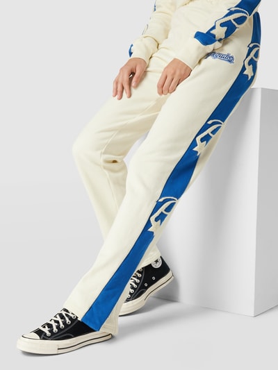 Pegador Spodnie dresowe z lampasami, model „CALABASAS” Złamany biały 3