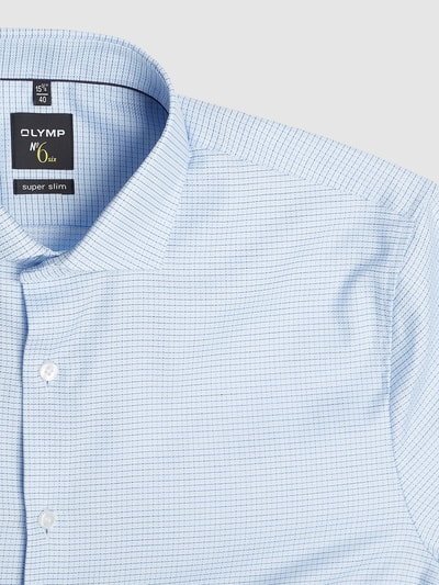 OLYMP No. Six Super slim fit zakelijk overhemd met kentkraag, model 'ROYAL KENT' Bleu - 2