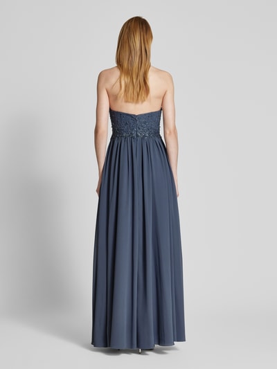 Laona Abendkleid mit Zierstein- und Paillettenbesatz Rauchblau 5