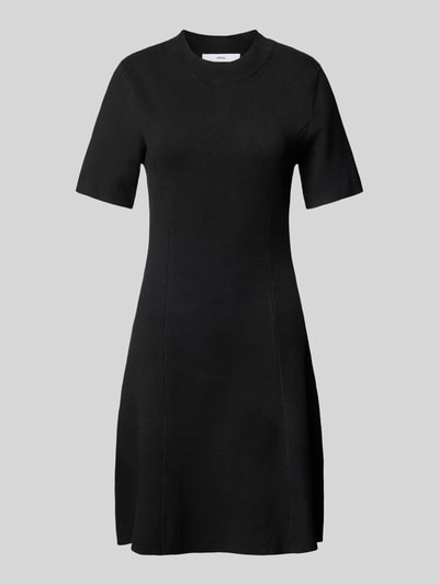 MANGO Knielanges Kleid mit Rundhalsausschnitt Modell 'DOMINO' Black 2