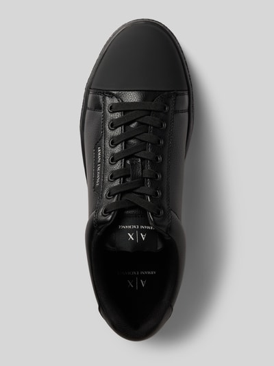 ARMANI EXCHANGE Sneakersy z detalem z logo model ‘LION’ Czarny 3
