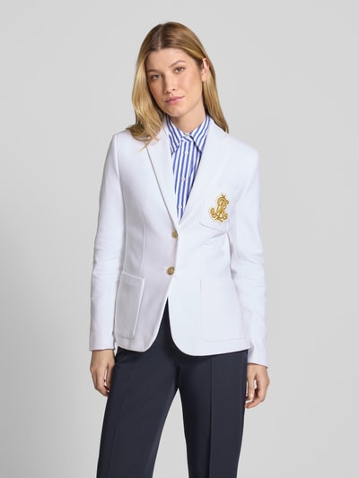 Lauren Ralph Lauren Żakiet z kołnierzem z połami model ‘ANFISA’ Biały 4