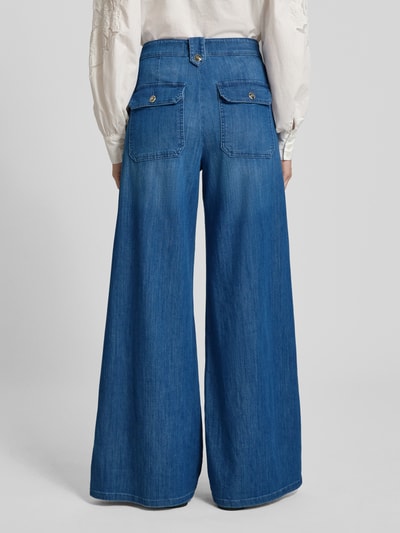 Marella Jeans mit französischen Eingrifftaschen Jeansblau 5