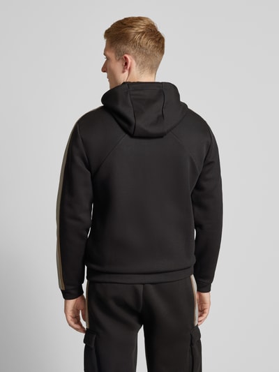 EA7 Emporio Armani Sweatjacke mit Label-Patch Black 5