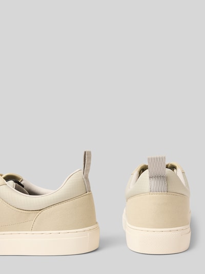 HUGO Sneaker mit Schnürung und Label-Detail Modell 'Morrie' Beige 2