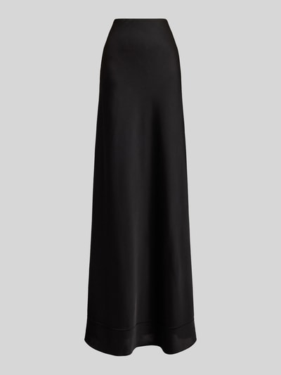 Lauren Ralph Lauren Ausgestellter Maxi-Rock aus Satin Black 2