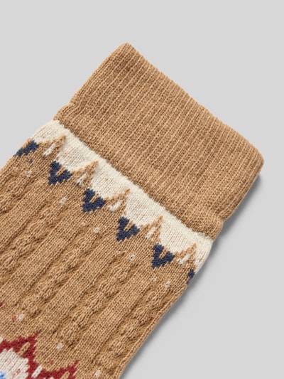 Falke Sokken met kasjmier Zand - 2