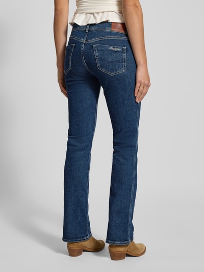 Pepe Jeans Jeansy z poszerzaną nogawką z mieszanki bawełny model ‘PIPER’ Ciemnoniebieski 5