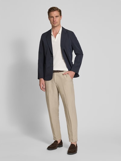 Tommy Hilfiger Regular Fit Anzugsakko aus strukturiertem Material Marine 1