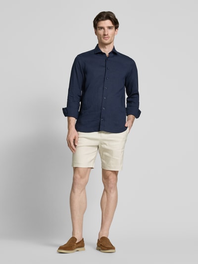 CK Calvin Klein Regular Fit Chino-Shorts mit Gürtelschlaufen Beige 1