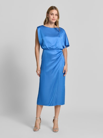 COMMA Schimmerndes Midikleid im One-Shoulder-Look Royal 4