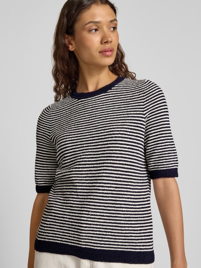 Christian Berg Woman Sweter z dzianiny z rękawem o dł. 1/2 Ciemnoniebieski 3