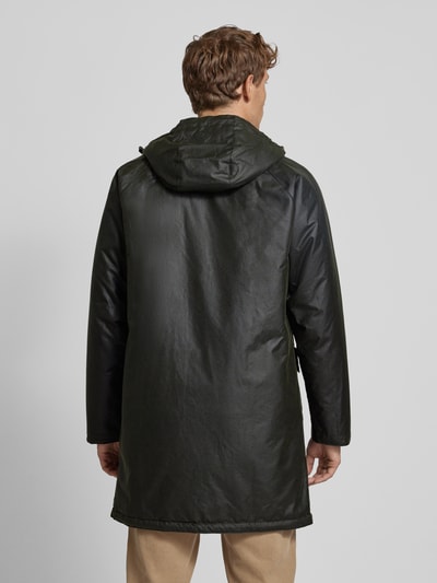 Barbour Jack met klepzakken, model 'WINTER WAX' Olijfgroen - 5