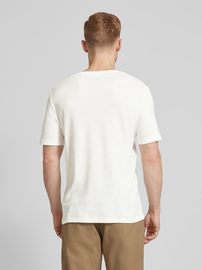 s.Oliver RED LABEL T-shirt met structuurmotief Offwhite - 5