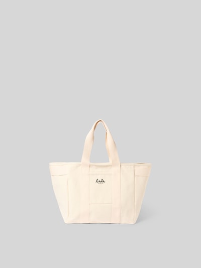 Lala Berlin Tote Bag aus reiner Baumwolle Beige 2