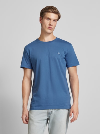 Calvin Klein Jeans T-shirt z detalem z logo Niebieski 4