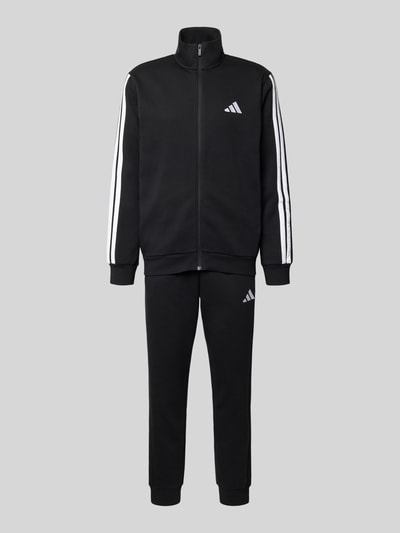 adidas Sportswear Regular Fit Sweat-Anzug aus Baumwoll-Mix Black 2