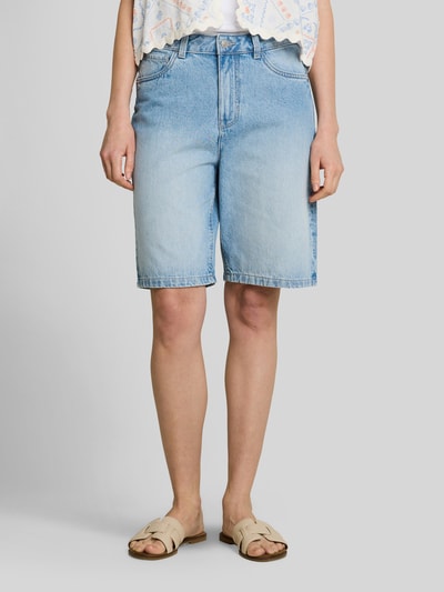 Tom Tailor Denim regular fit bermuda van puur katoen Jeansblauw - 4