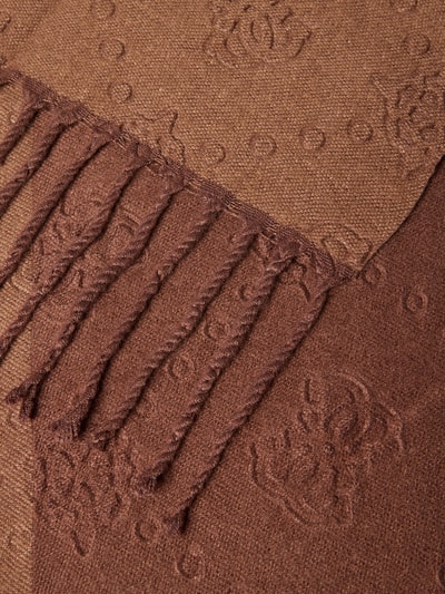 Guess Sjaal met viscose en koordjes Donkerbruin - 2