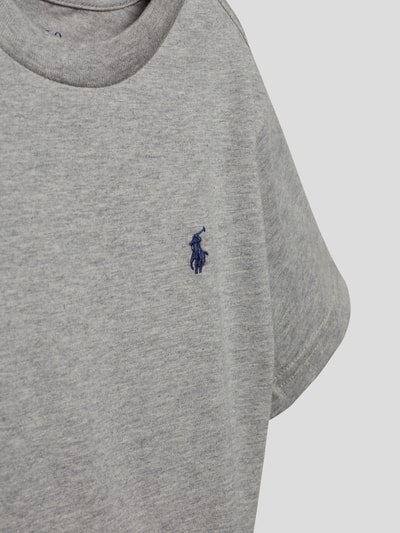 Polo Ralph Lauren Kids T-Shirt mit Label-Stitching Mittelgrau Melange 2