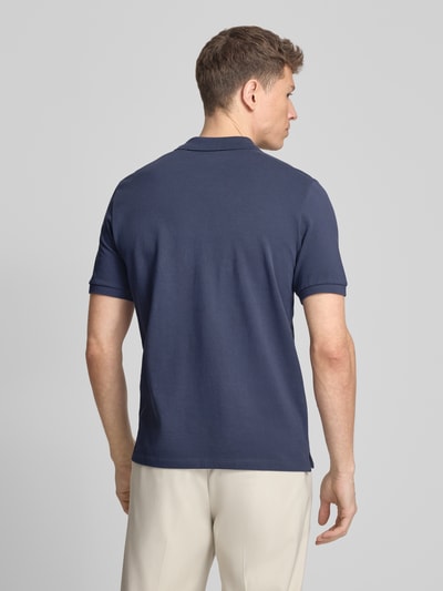 Marc O'Polo Regular Fit Poloshirt aus reiner Baumwolle Dunkelblau 5