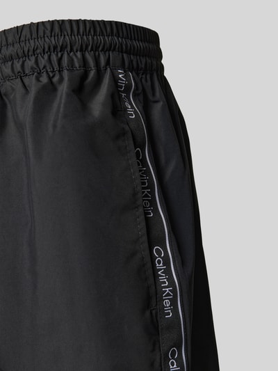 Calvin Klein Underwear Badehose mit Label-Print Black 2