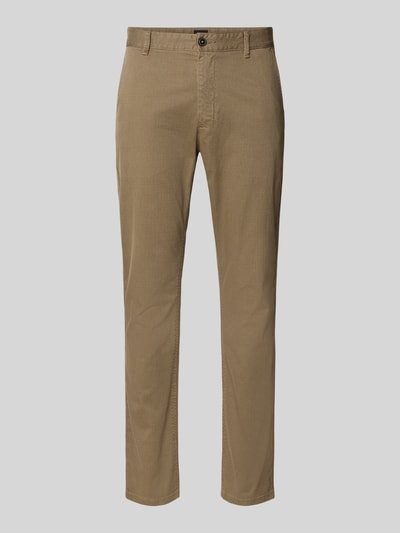BOSS Orange Slim fit chino van katoenmix Beige - 2