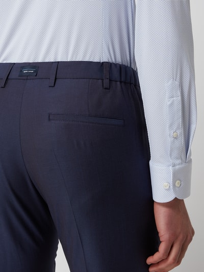 Pierre Cardin Modern fit pantalon met scheerwol, model 'Rick' - 'Futureflex' Marineblauw - 3