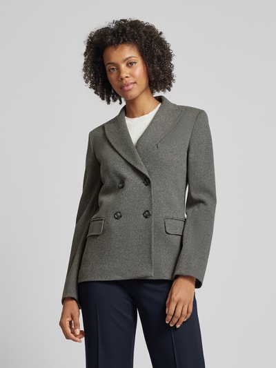 Weekend Max Mara Blazer mit Reverskragen Modell 'FUNGHI' Dunkelgrau 4