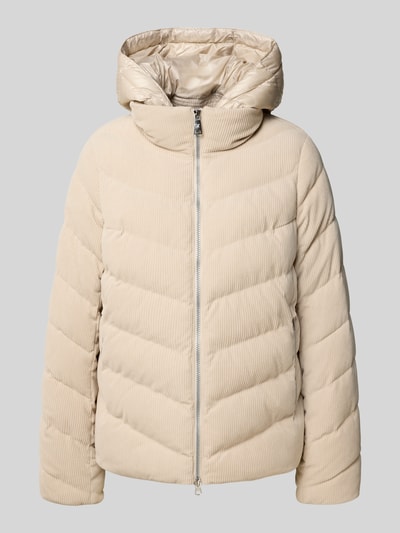 Fuchs Schmitt Kurtka pikowana o kroju regular fit z imitacji sztruksu Écru 2