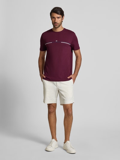 Christian Berg Men T-Shirt mit Rundhalsausschnitt Bordeaux 1