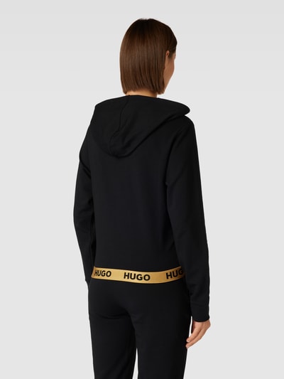 HUGO Sweatjacke mit Logo-Details Gold 5